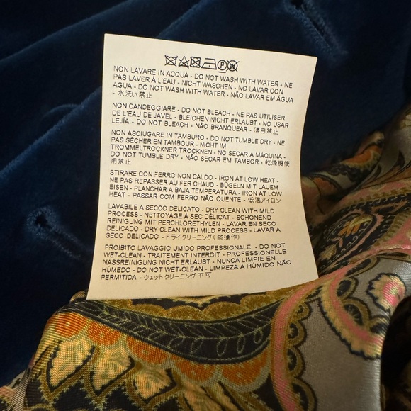 ETRO VELVET BLAZER - Picture 6 of 8